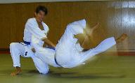 [Foto:
Judo-Wurf:
Uki Otoshi
]