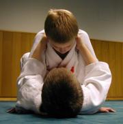 [Foto:
Judo-Würgegriff:
Eri Jime
]